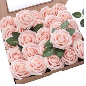 Pink Artificial Roses for DIY Wedding Bouquets